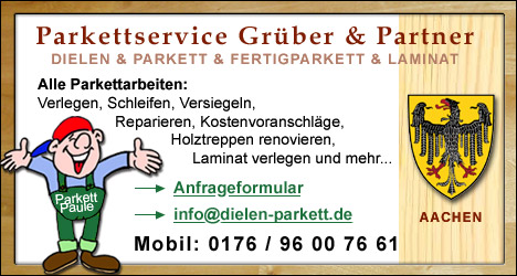 Dielen- und Parkettleger fr Wuppertal