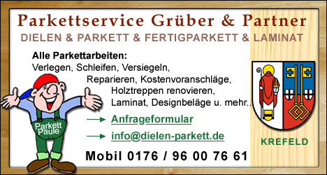 Dielen- und Parkettservice fr Krefeld 