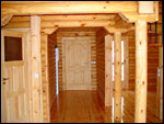 Wohnhaus aus Holz - Innenansicht